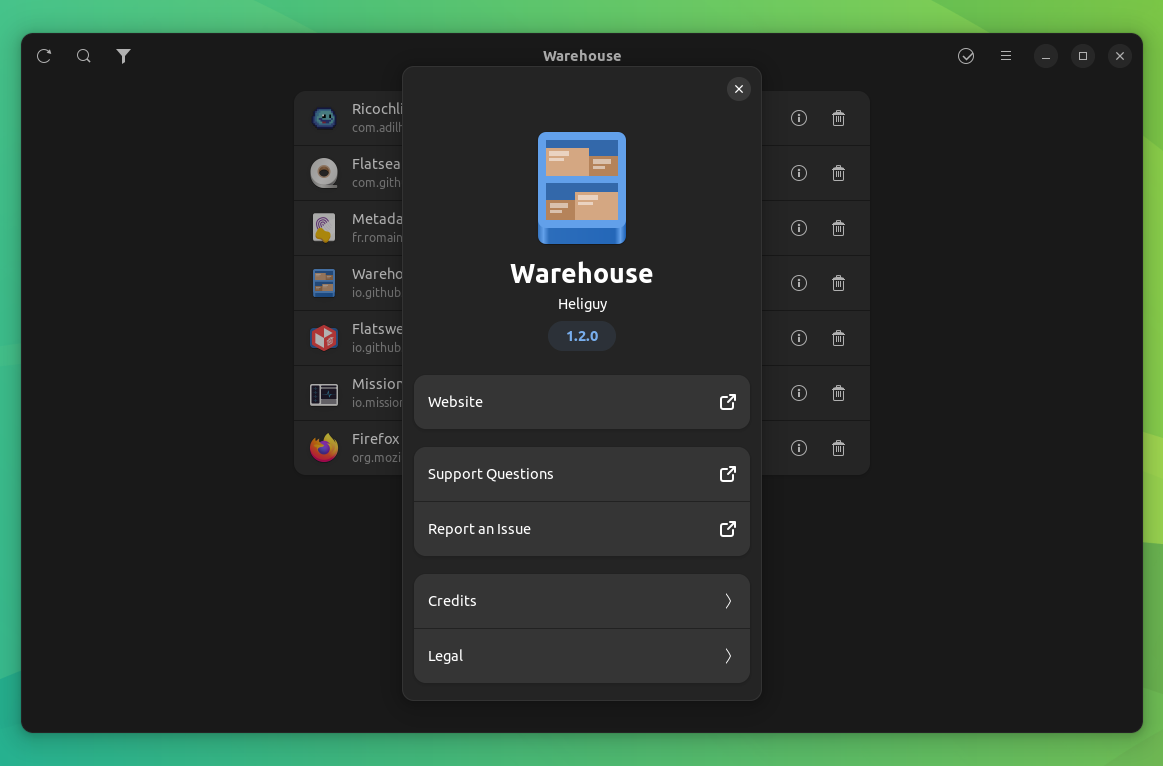 Warehouse：管理Flatpak应用的强大工具-不念博客